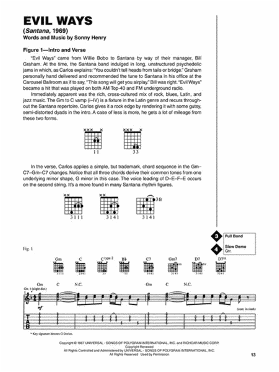 Best of Carlos Santana – Signature Licks – 2nd Edition Electric Guitar scores gallery preview page 3