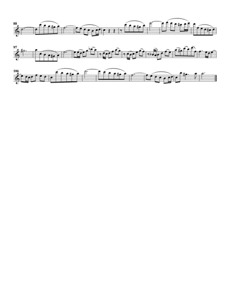 Qui tollis from Missa brevis BWV 234 (arrangement for 4 recorders) image number null