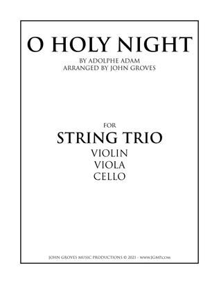 Book cover for O Holy Night - String Trio