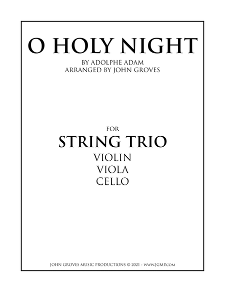 O Holy Night - String Trio image number null