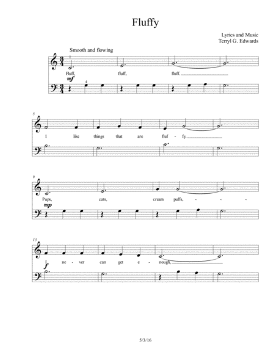 Fluffy Piano Method scores gallery preview page 1