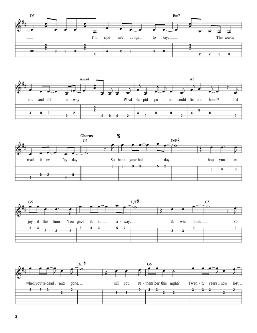 Stay Together For The Kids Acoustic Guitar scores gallery preview page 2