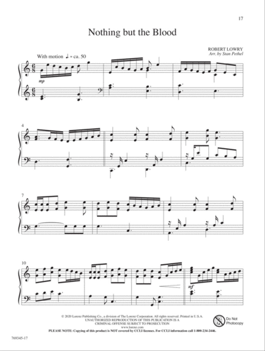 Jesus, Lover of My Soul Piano Solo scores gallery preview page 7
