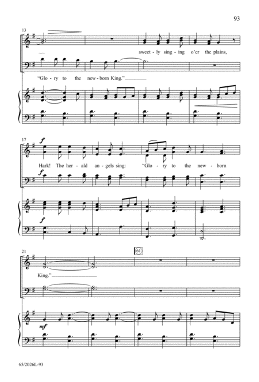 Night of the Father's Love 4-Part scores gallery preview page 94