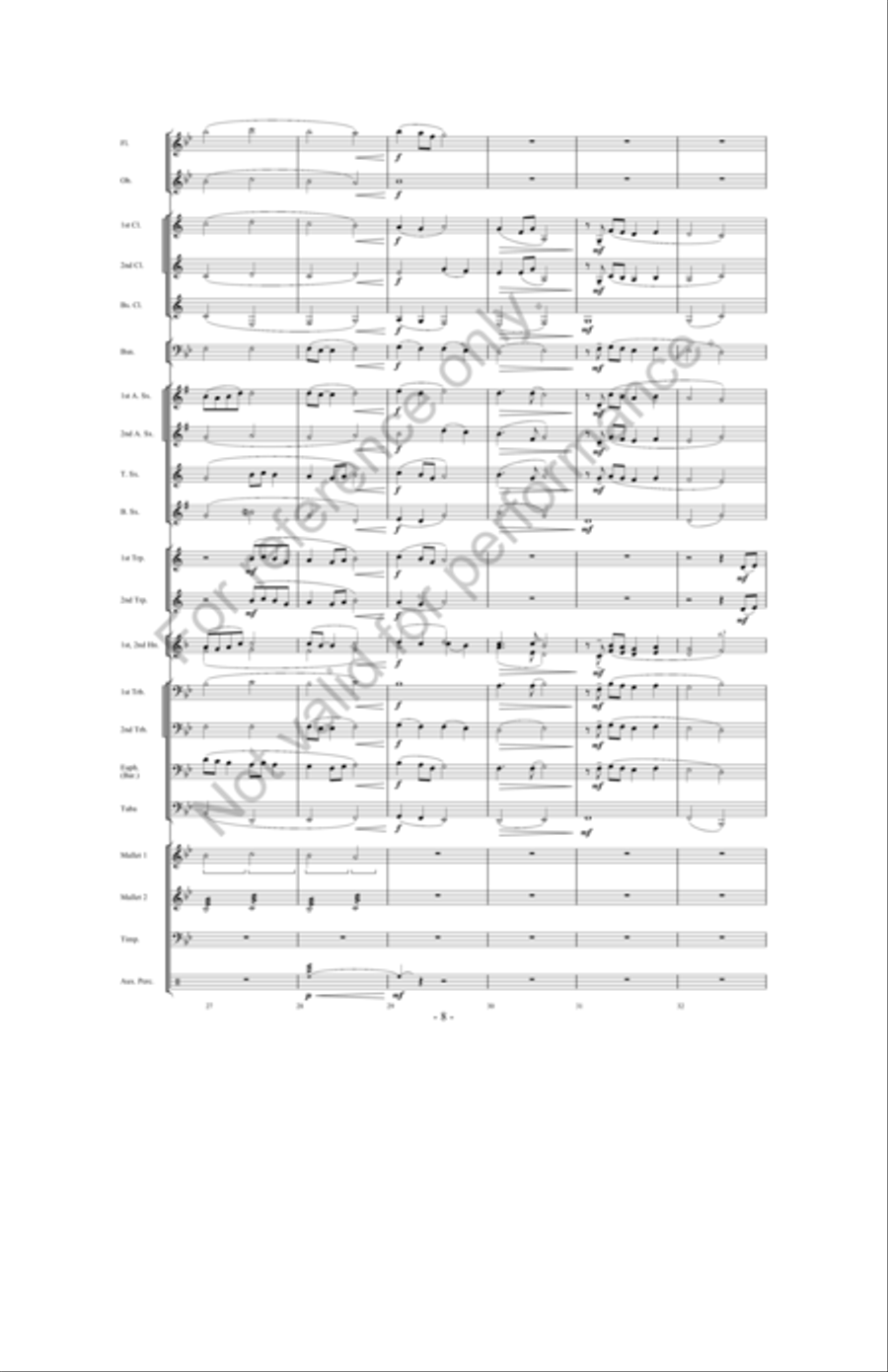 A Kind And Gentle Soul Concert Band scores gallery preview page 7