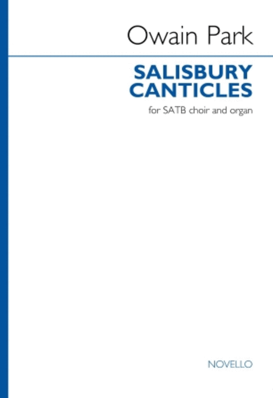 Salisbury Canticles 4-Part scores gallery preview page 1