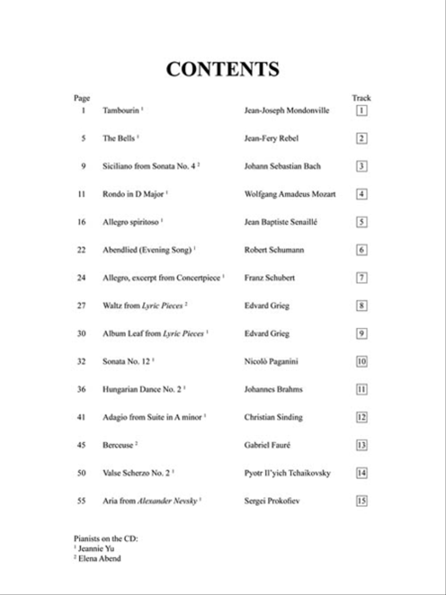 Solos for the Violin Player Violin Solo scores gallery preview page 3