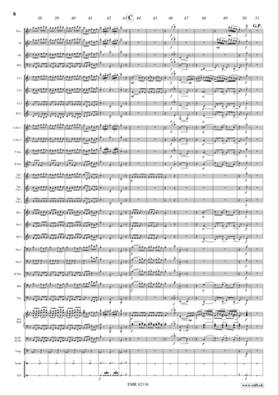 Largo Al Factotum Concert Band scores gallery preview page 6