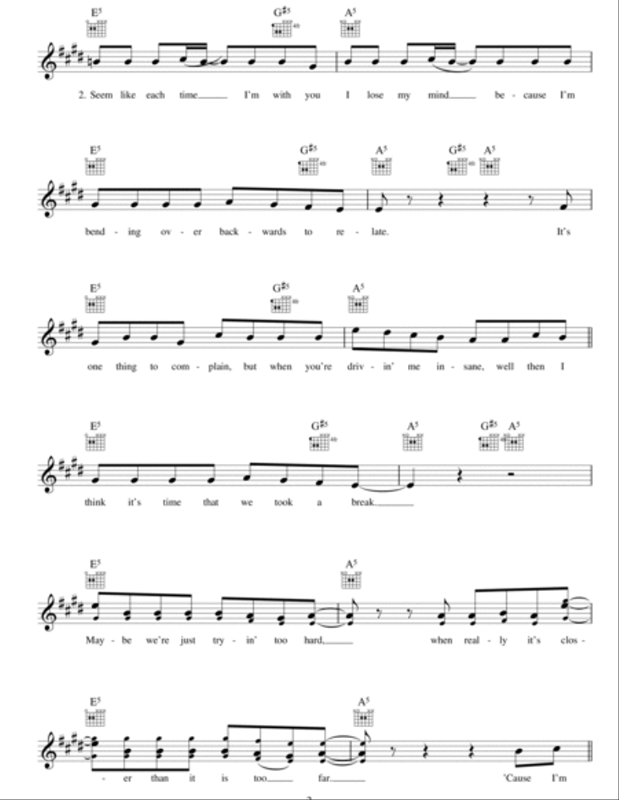 In Too Deep Piano scores gallery preview page 3