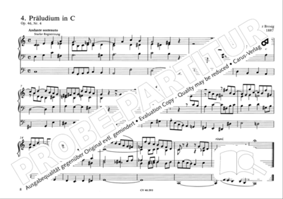 Free Organ Music from the Romantic Period, Vol. I (Freie Orgelmusik der Romantik, Band I)