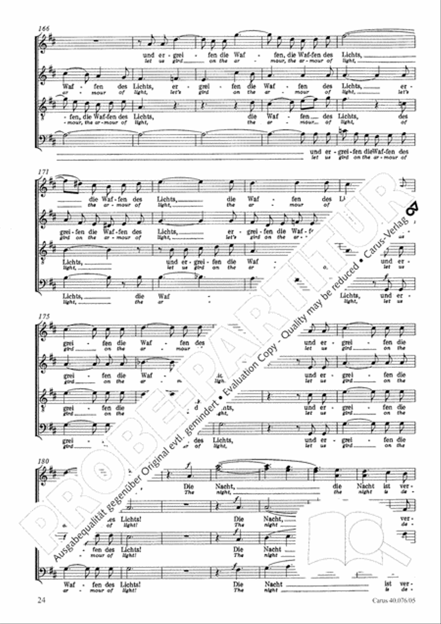 Hymn of Praise, MWV A 18 Hymn of Praise, MWV A 18 SSAATB scores gallery preview page 26