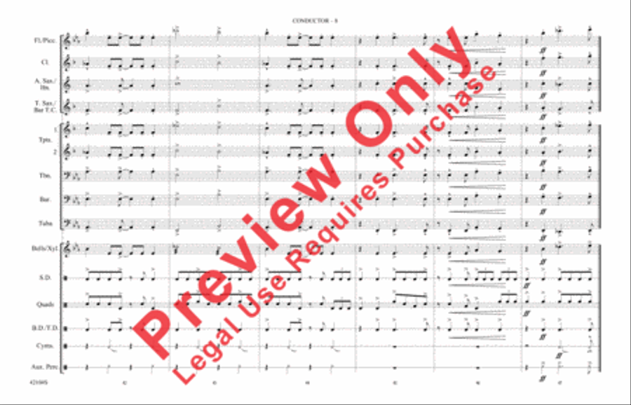 Love Me Do Marching Band scores gallery preview page 9
