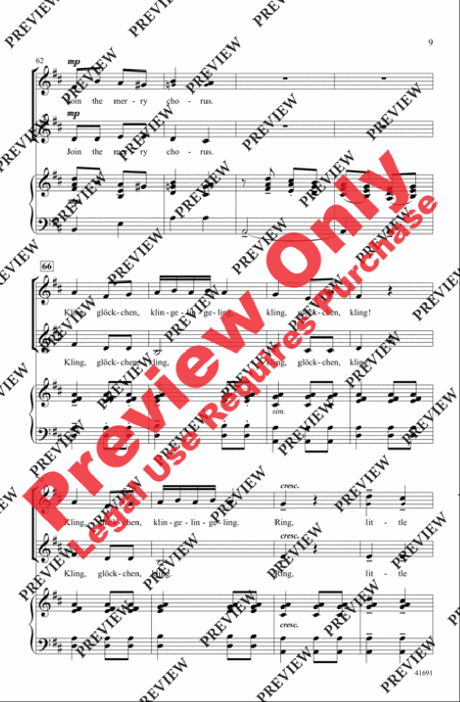 A Wreath of Carols 2-Part scores gallery preview page 8