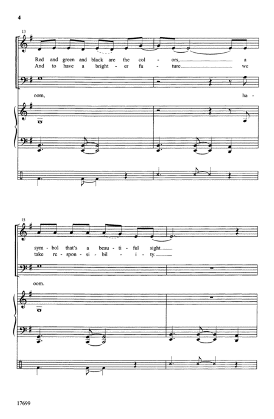Celebrate Kwanzaa Choir scores gallery preview page 3