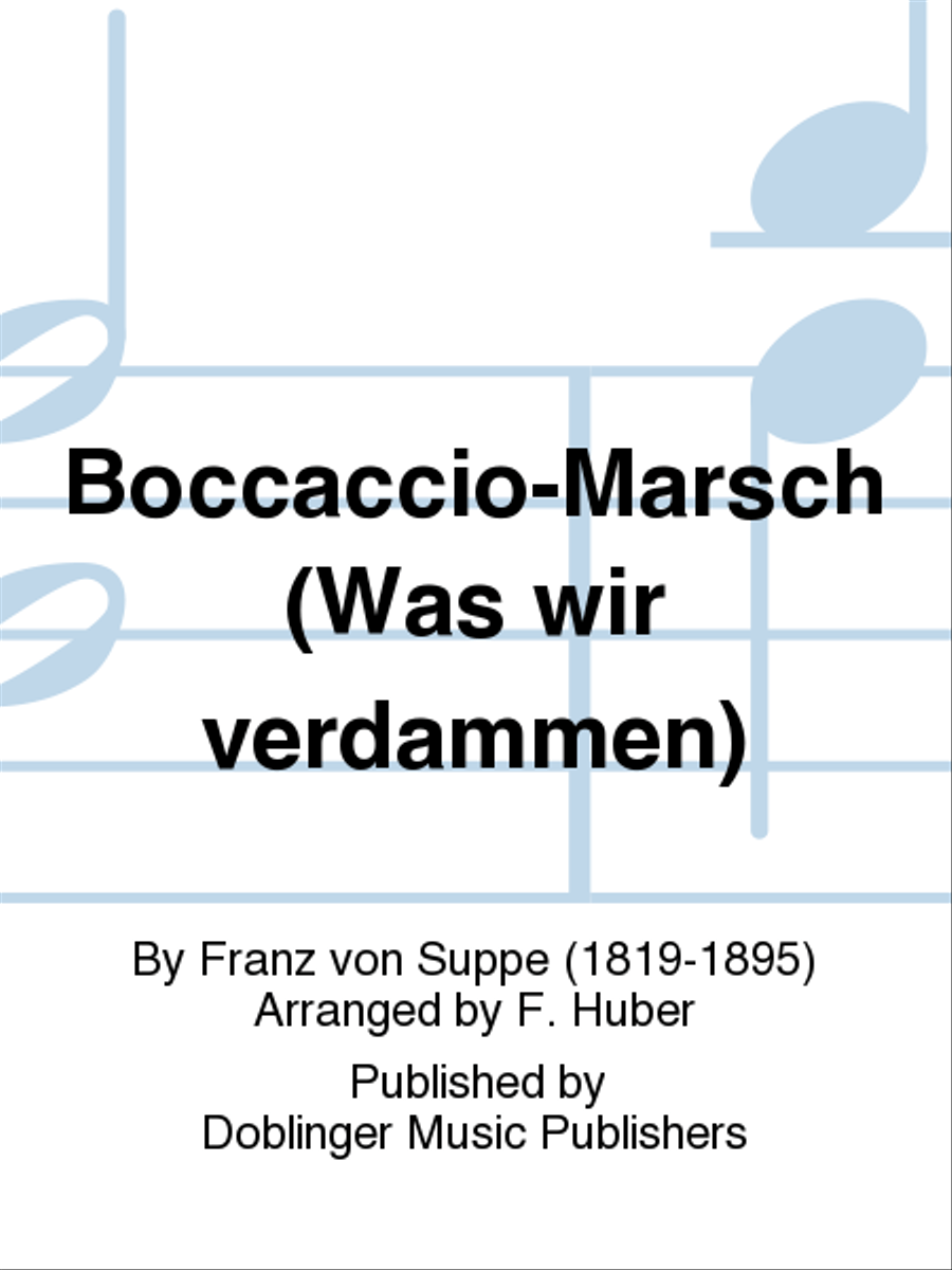 Boccaccio-Marsch (Was wir verdammen) Choir scores gallery preview page 1
