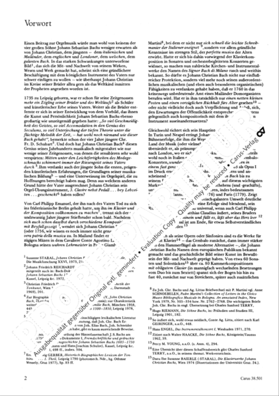 Organ Concerto in F major (Orgelkonzert in F) Violin scores gallery preview page 5
