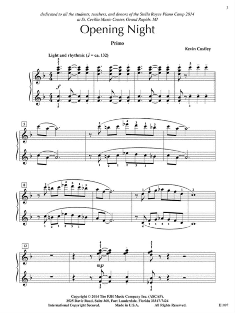 Opening Night (NFMC) Opening Night (NFMC) Small Ensemble scores gallery preview page 4