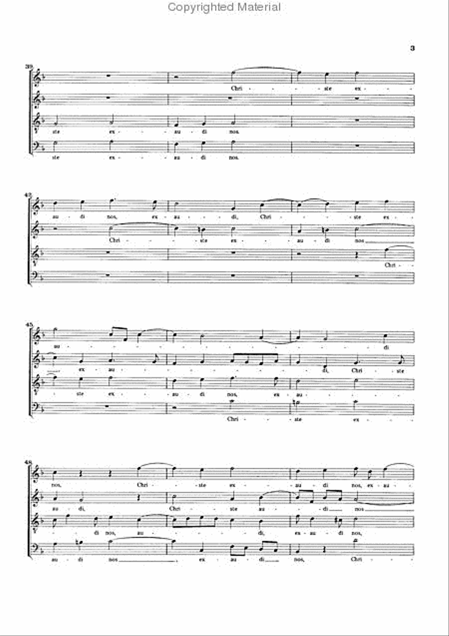 Litaniae Lauretanae “Salus infirmorum” in F major ZWV 152 4-Part scores gallery preview page 4
