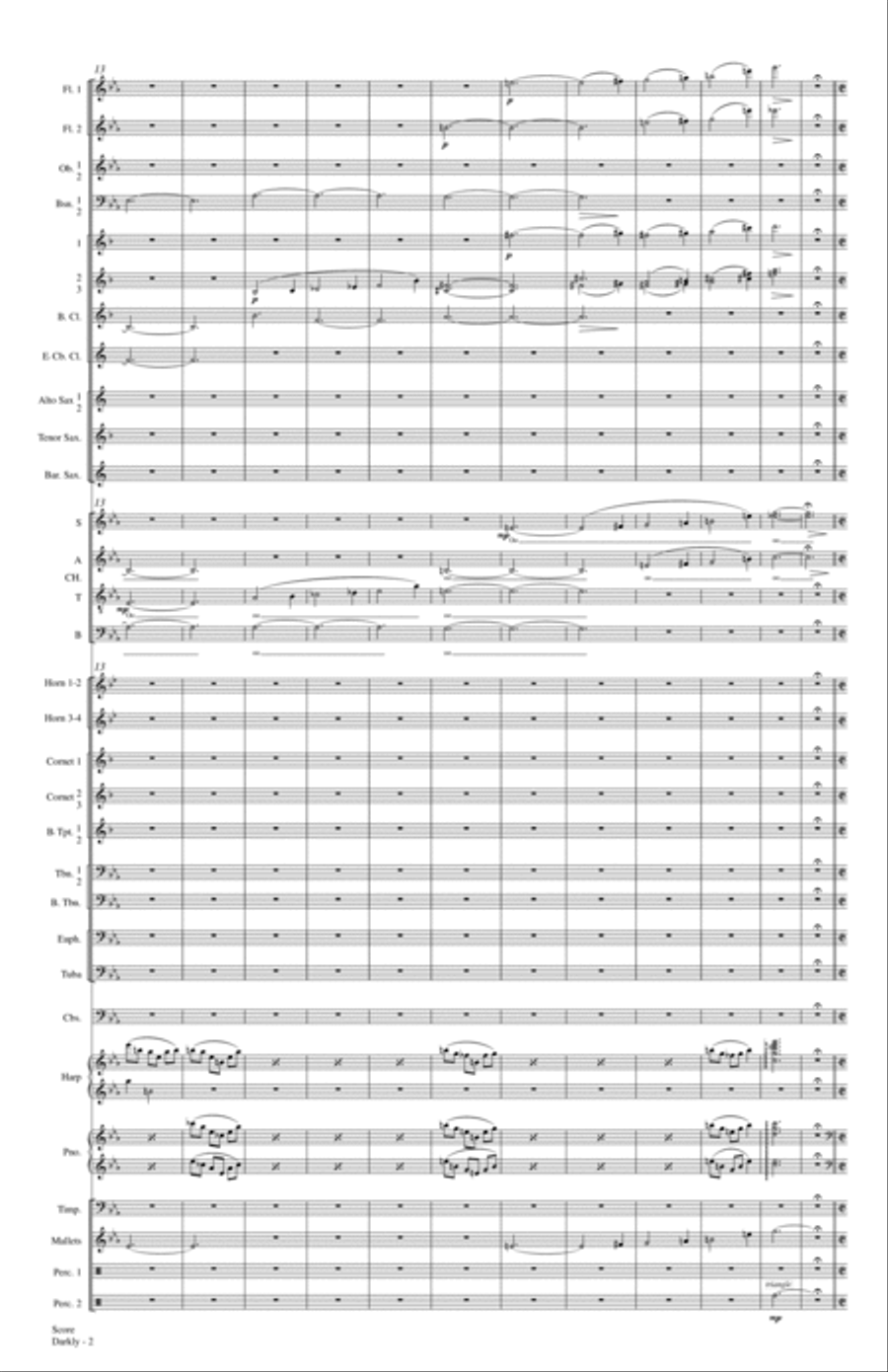 We Come A-Darkly Caroling 4-Part scores gallery preview page 3