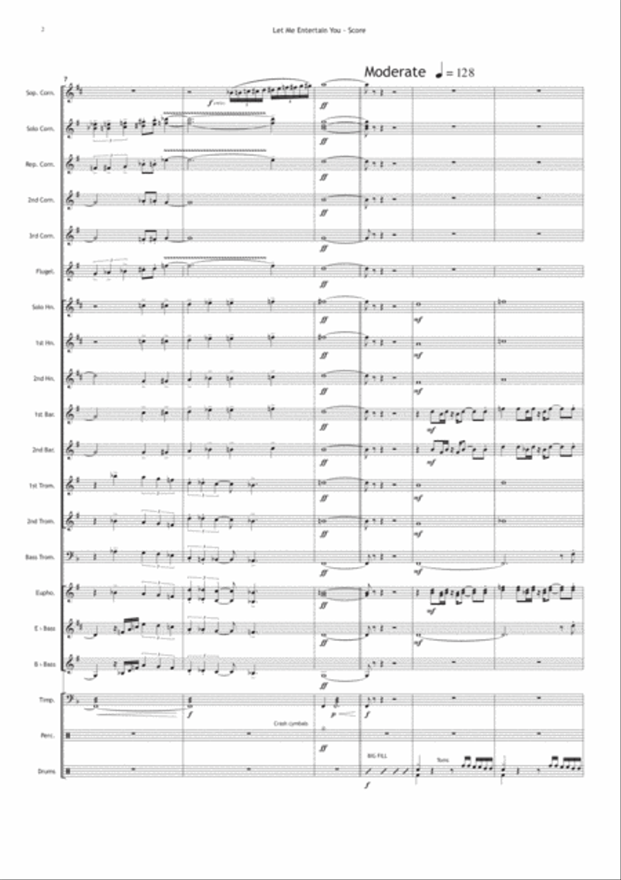 Let Me Entertain You Let Me Entertain You Brass Ensemble scores gallery preview page 3
