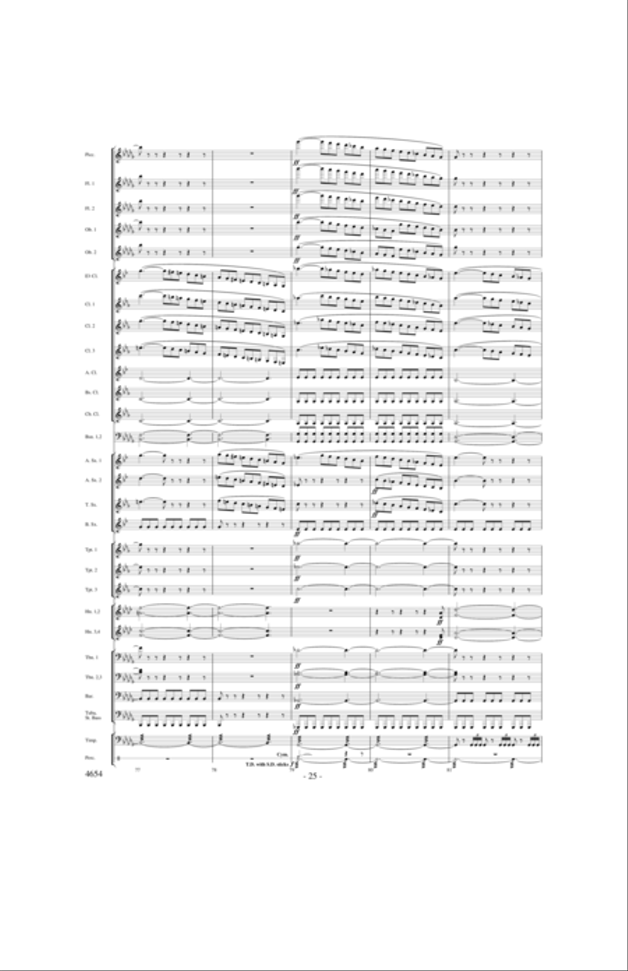 Ride of the Valkyries Concert Band scores gallery preview page 24