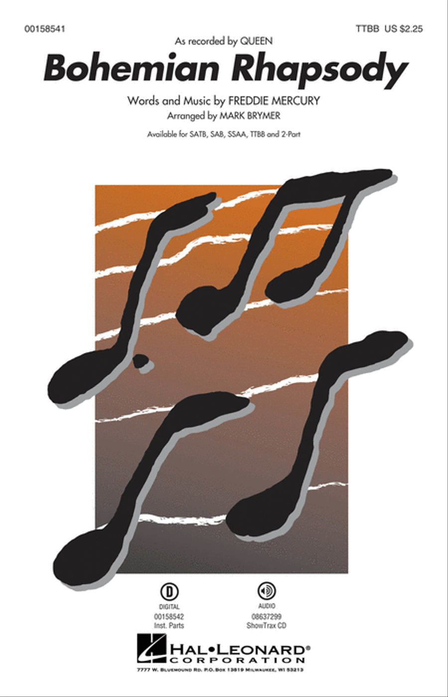 Bohemian Rhapsody Bohemian Rhapsody TTBB scores gallery preview page 1