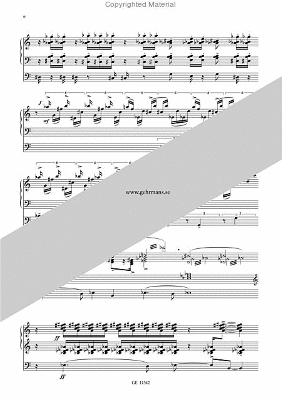 Tragoedia Organ scores gallery preview page 7