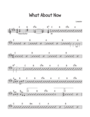 Book cover for What About Now