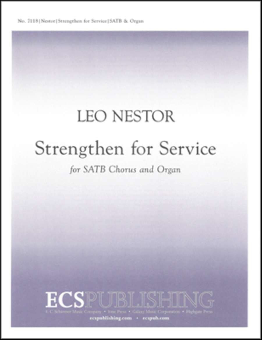 Strengthen for Service Strengthen for Service 4-Part scores gallery preview page 1