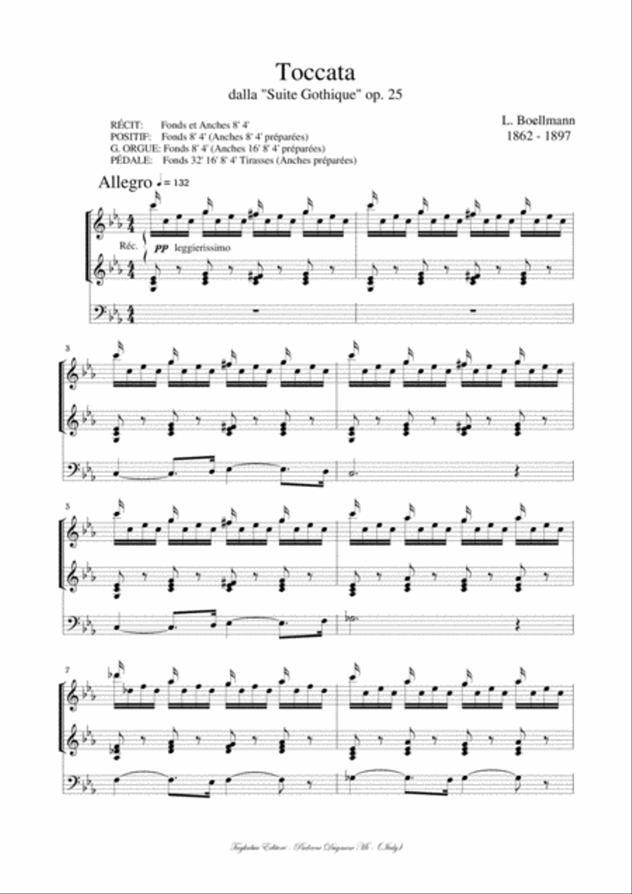BOELLMANN Lion - 8 PIECES FOR ORGAN Organ Solo scores gallery preview page 3