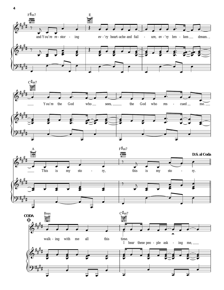 All This Time Piano, Vocal, Guitar scores gallery preview page 4