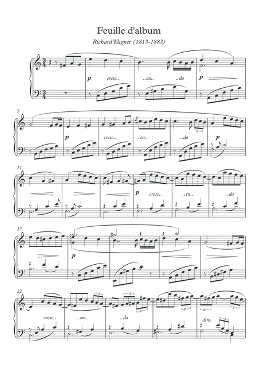 Album Leaf Piano Solo scores gallery preview page 2