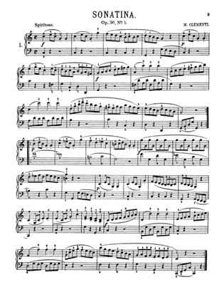 Clementi: Six Sonatinas, Op. 36, No. 1
