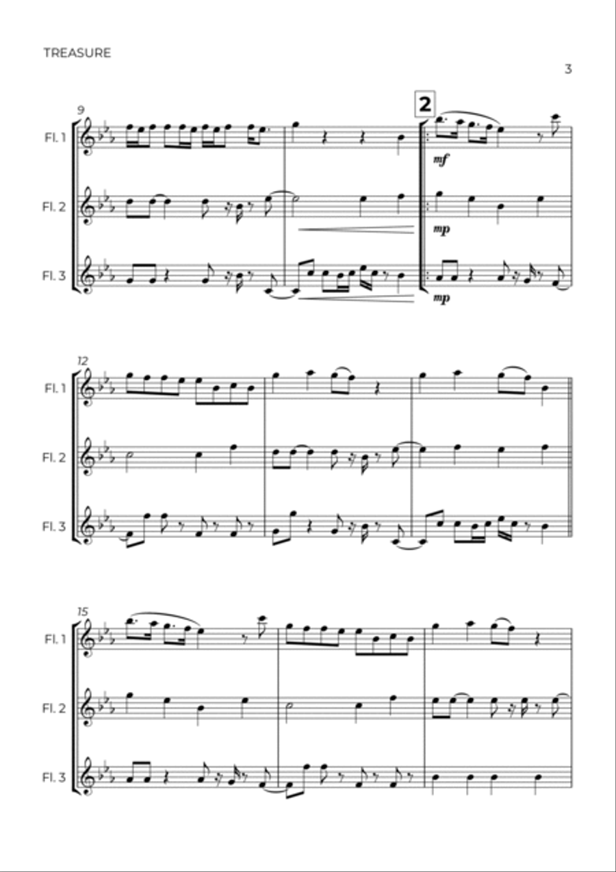 Treasure Flute Trio scores gallery preview page 3