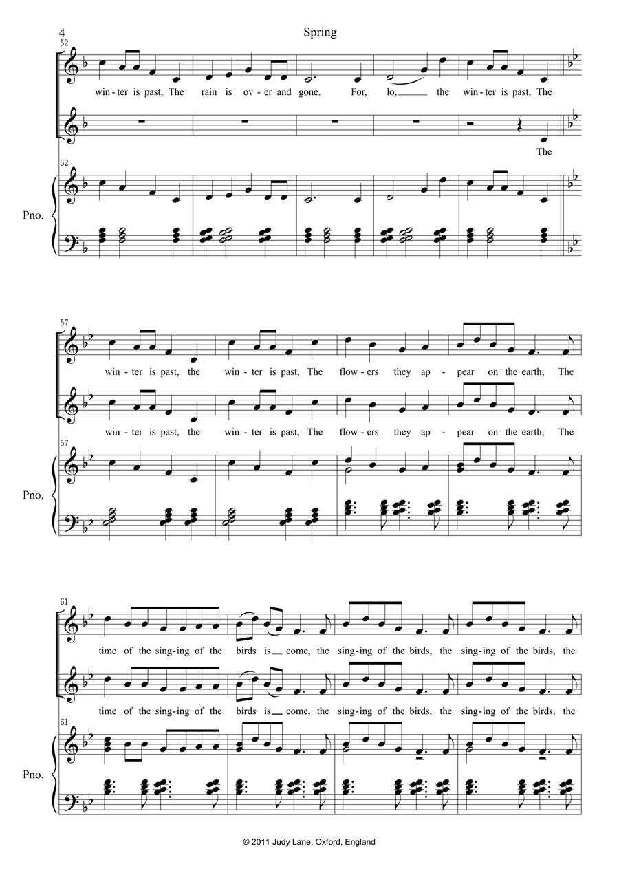 Earth, Sea & Sky - A song book of famous words High Voice scores gallery preview page 6