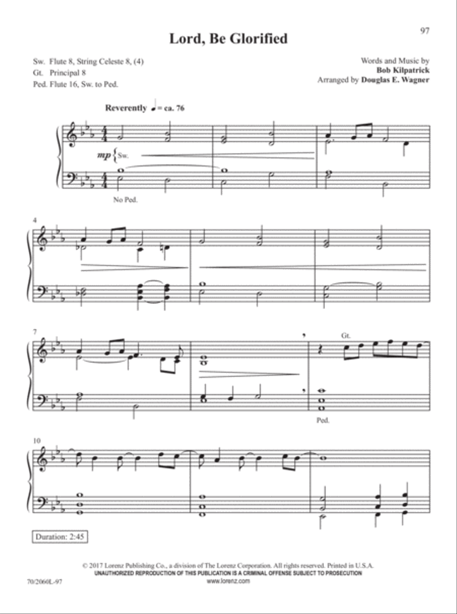 Easy Organ Library, Vol. 62 Organ Solo scores gallery preview page 57