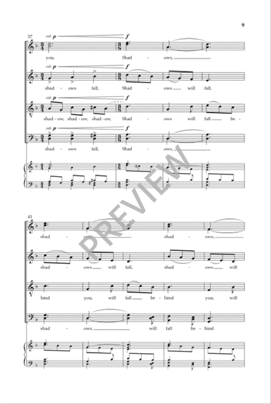 Shadows Will Fall Divisi scores gallery preview page 10