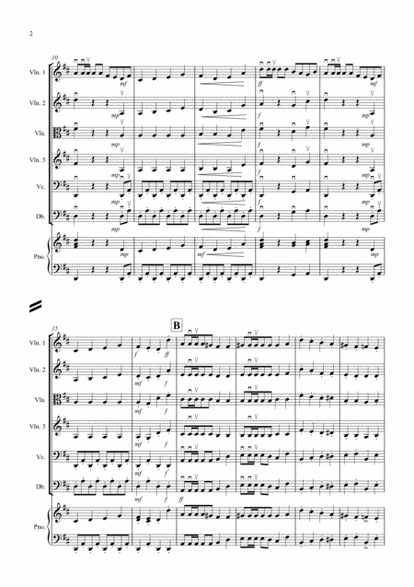 Trepak (Fantasia from Nutcracker) for String Orchestra image number null