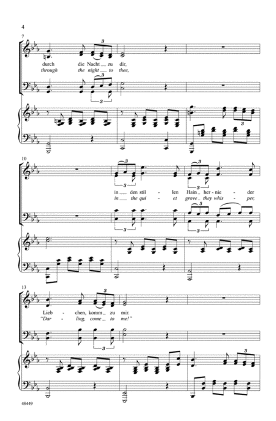 Ständchen Ständchen Choir scores gallery preview page 3