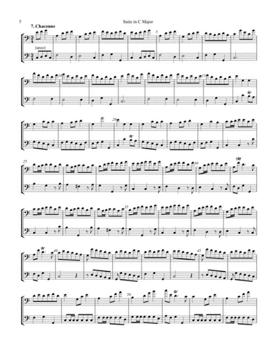 Suite in C Major for cello duet image number null