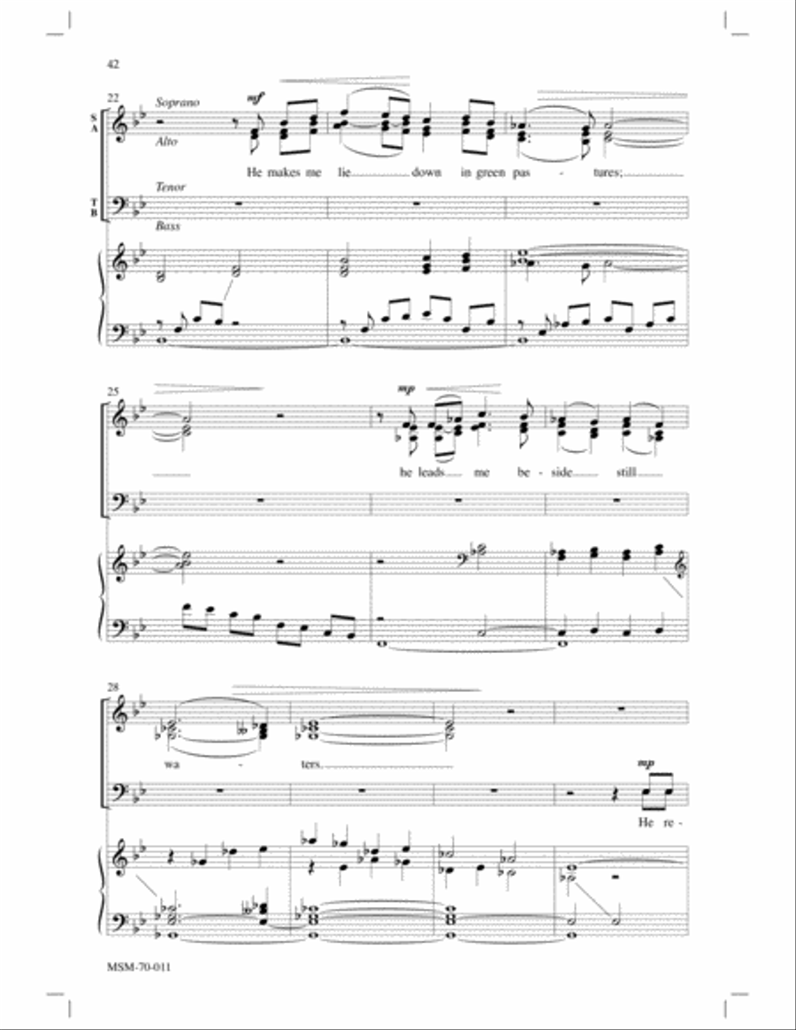 The Good Shepherd The Good Shepherd 4-Part scores gallery preview page 19