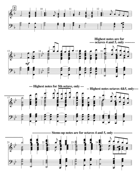 Song of Christmas (for 3, 4 or 5 octave handbell choirs) image number null