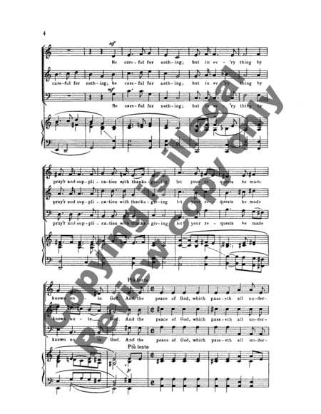 Rejoice In The Lord Alway by Henry Purcell 4-Part - Sheet Music