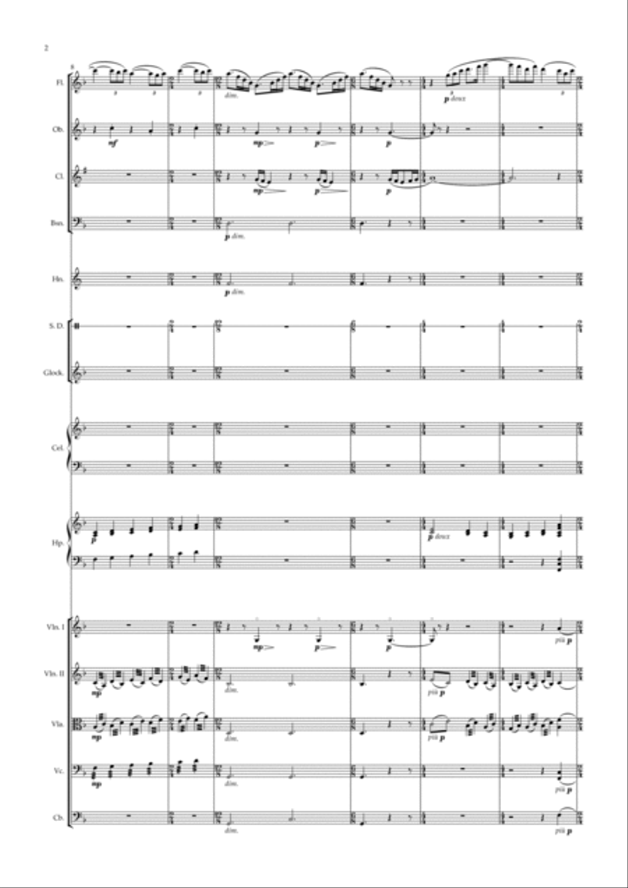 Six Epigraphes Antiques for Chamber Orchestra Chamber Orchestra scores gallery preview page 6