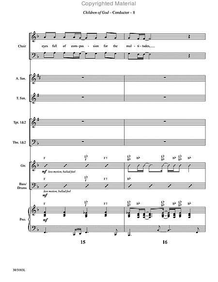 Children of God - Instrumental Ensemble Score and Parts image number null