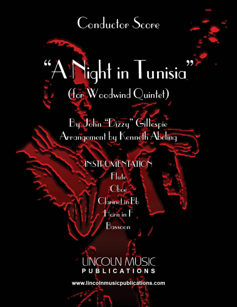 A Night In Tunisia Woodwind Quintet scores gallery preview page 1