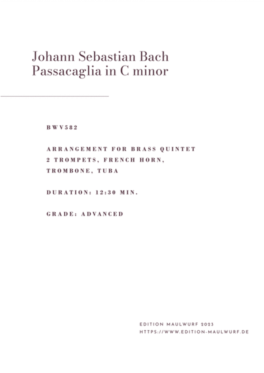 Passacaglia in C minor image number null