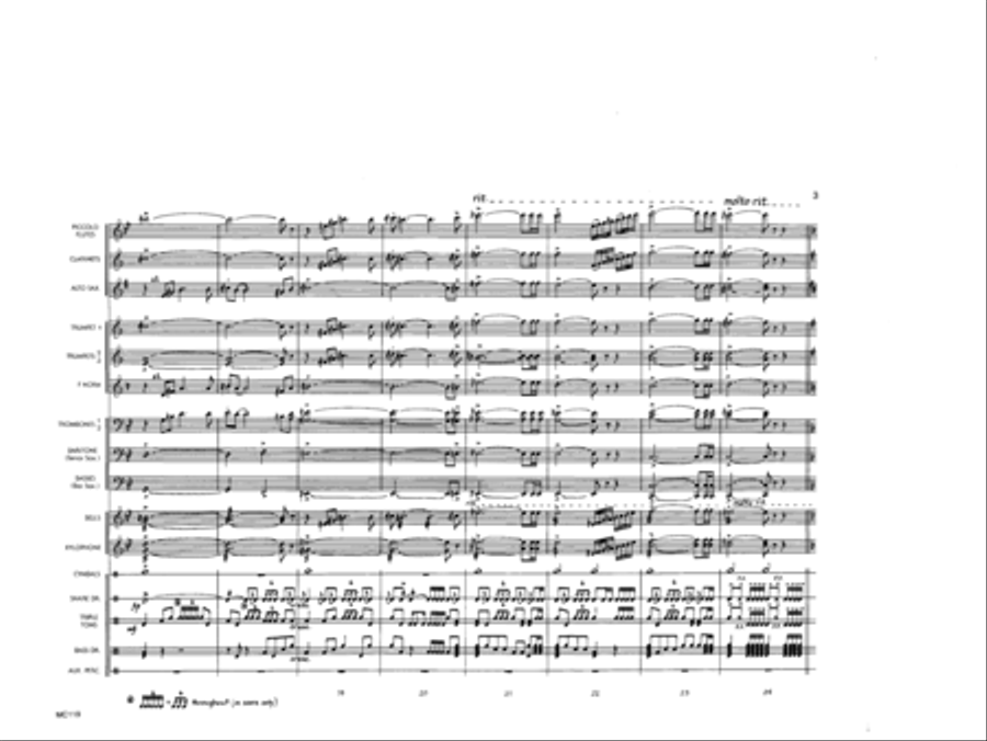 The Navy Hymn Marching Band scores gallery preview page 4