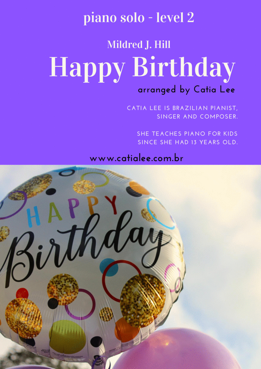 Happy Birthday - Piano Solo Piano Solo scores gallery preview page 1
