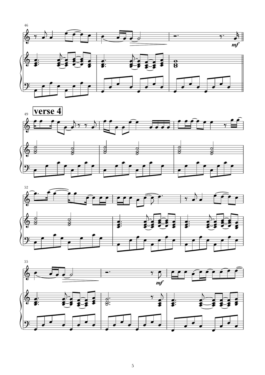 River Flute Solo scores gallery preview page 5